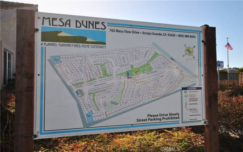 Map of Mesa Dunes