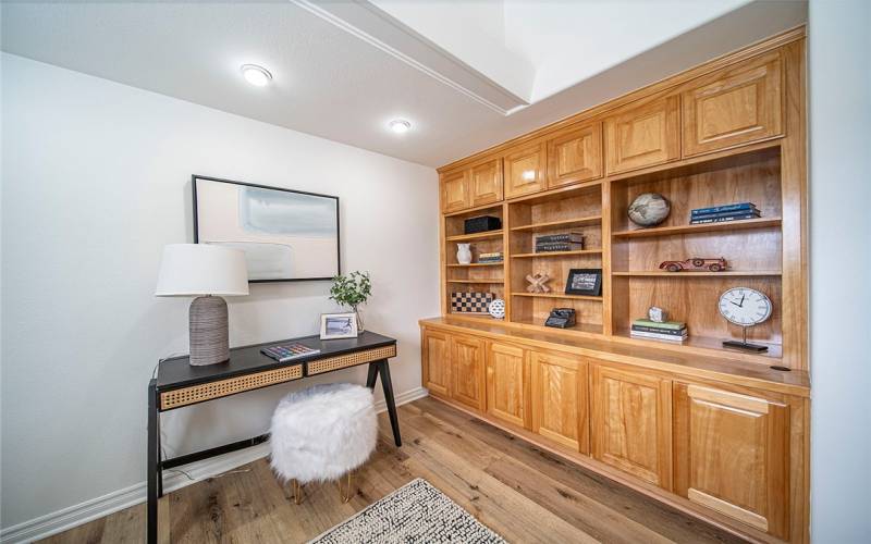 Bedroom 1 With Builtin Cabinets