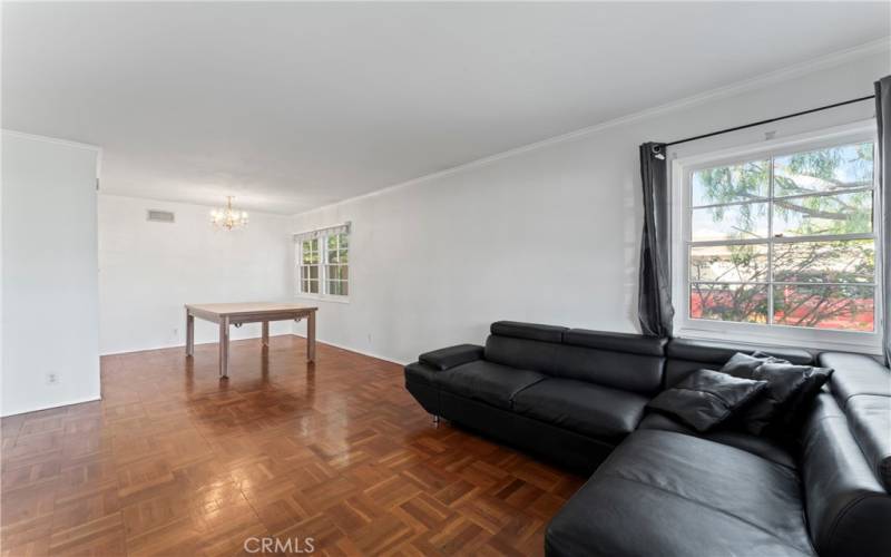 Living room Dining room combo