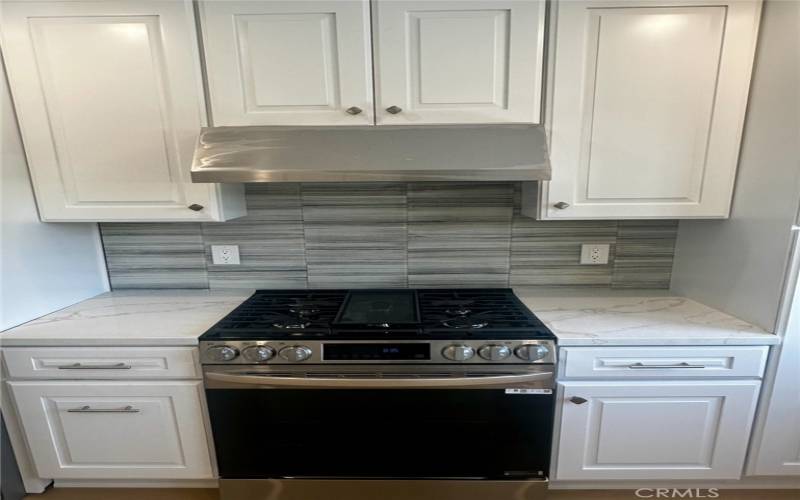 Brand new stove and Range hood