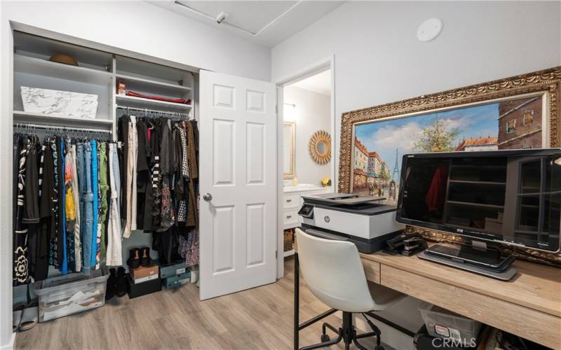 Walk in Closet and Desk nook