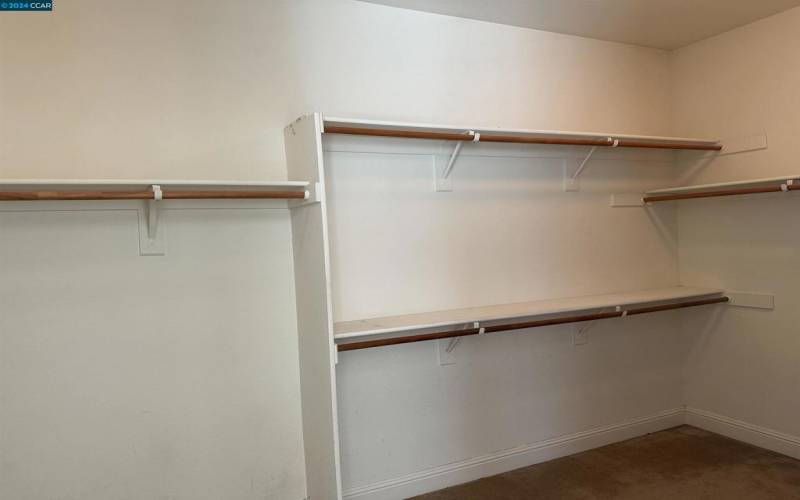 Master Suite Walk in closet