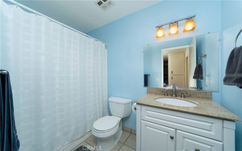 Main bathroom with shower.