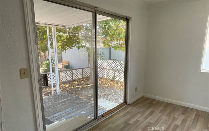 Primary Bedroom - Access to back area