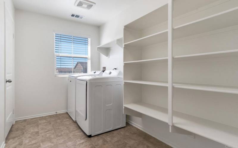 Upstairs Laundry Room