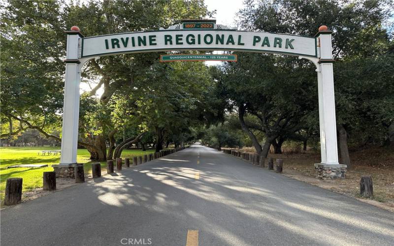 3 miles from Irvine Regional Park