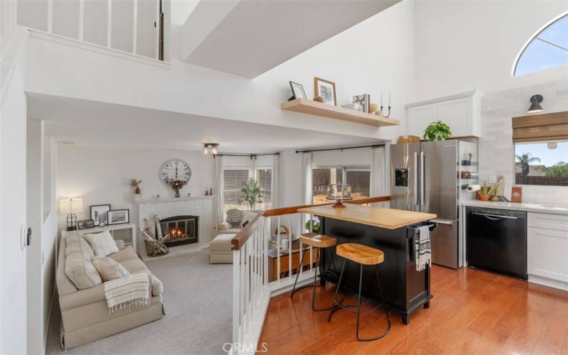 Kitchen toward Family Room