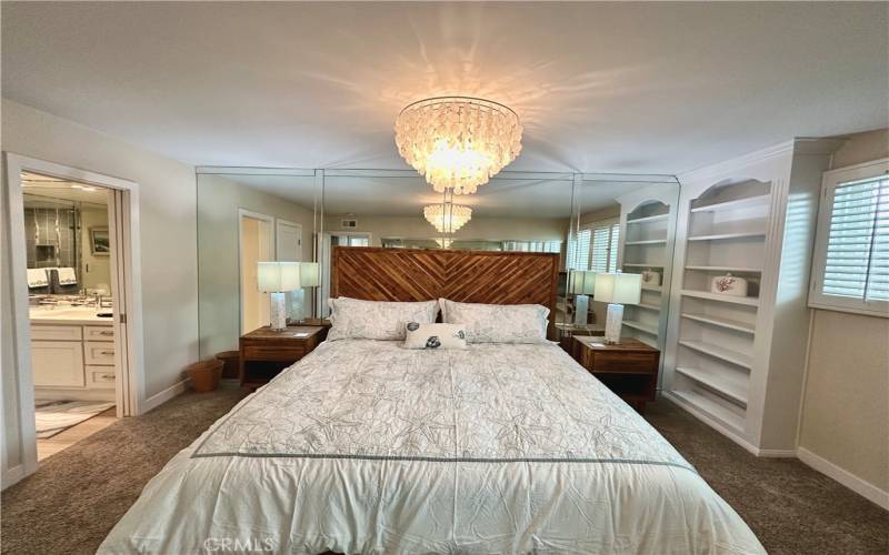 Main/Master bedroom with King bed.