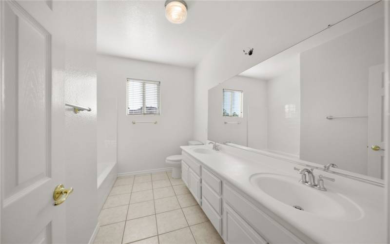 Full bathroom upstairs