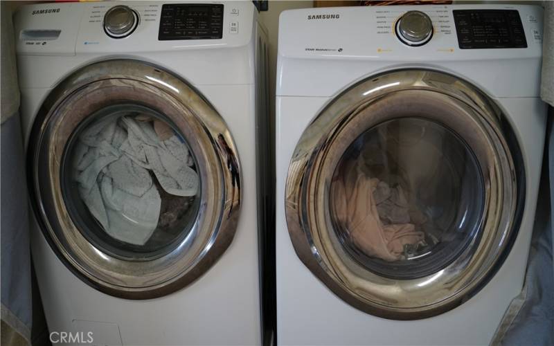 Washer/dryer included with rental.