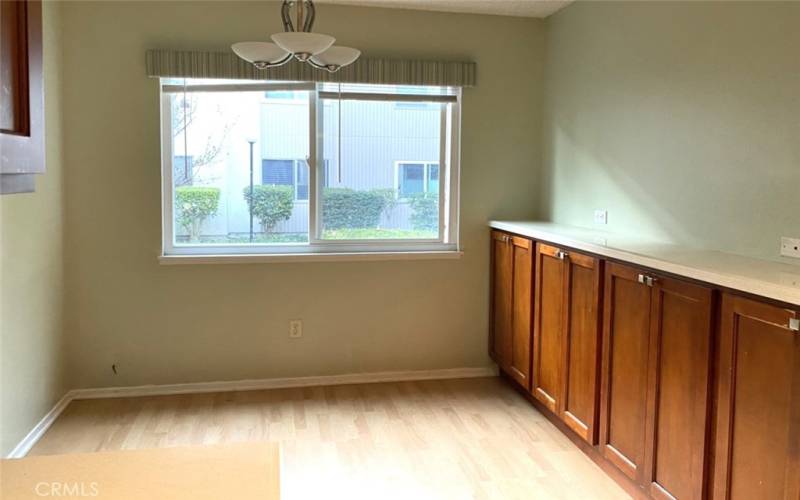 dining room off the kitchen