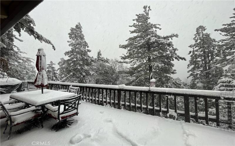 Winter Wonderland on main/top level deck