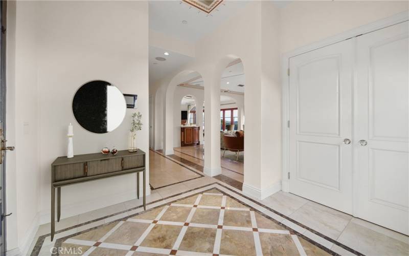 Foyer/Entry with coat closet