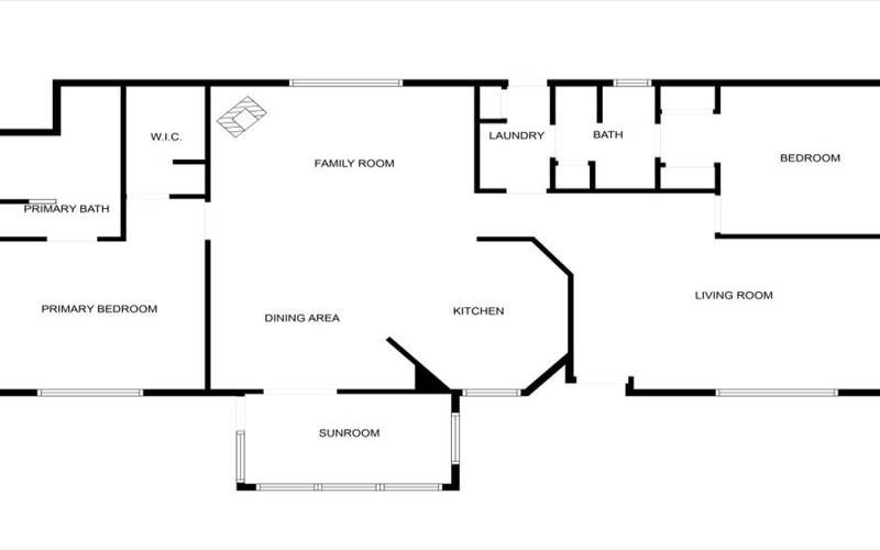 #86 PVRMHO floorplan not to scale