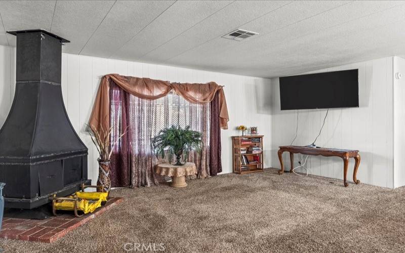 Family Room with fireplace