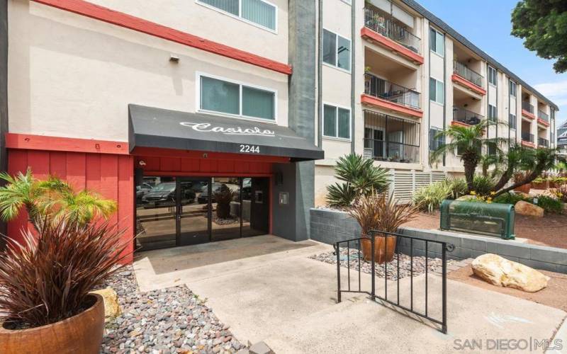 Underground, gated parking lot. Elevator, and close to the unit by stairway.