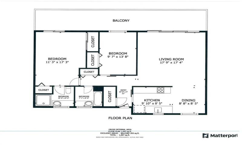 Canyon View Floorplan for Unit 31