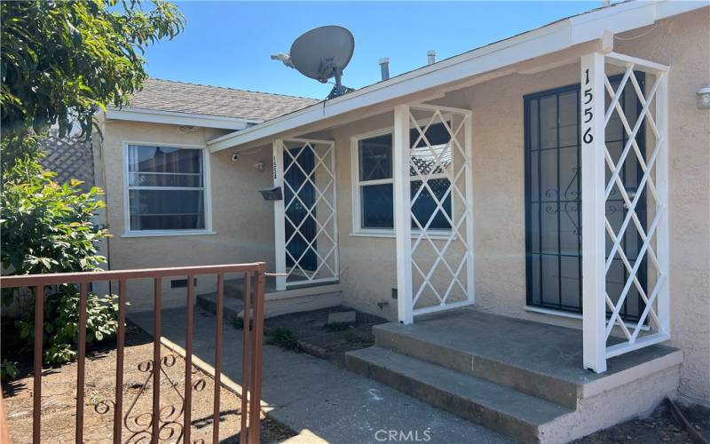 Front door to both units