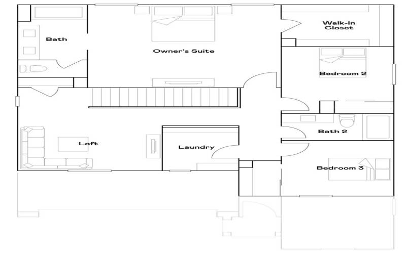 Residence 1 - Level 2 Floorplan