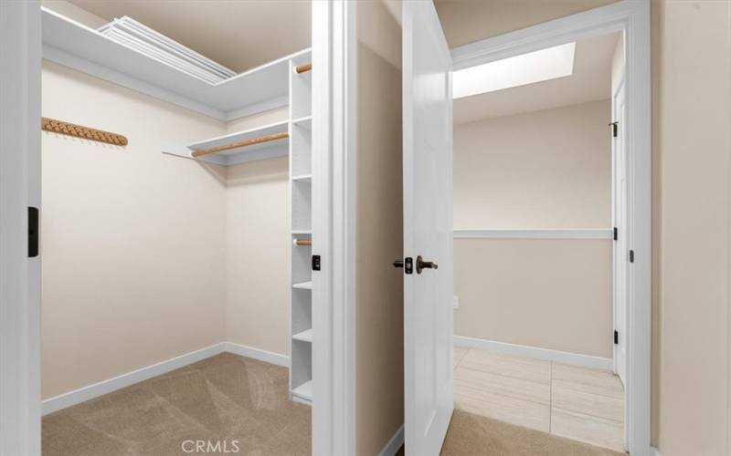 Primary Walk-In Closet