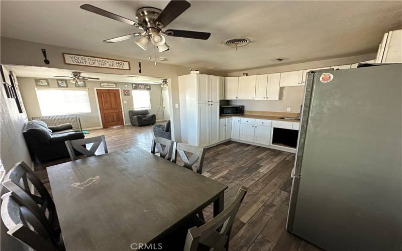 Kitchen and Dining Area