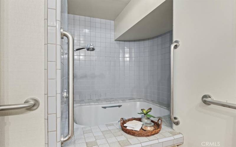 Primary Suite Bathroom w/ Soaking Tub/Shower