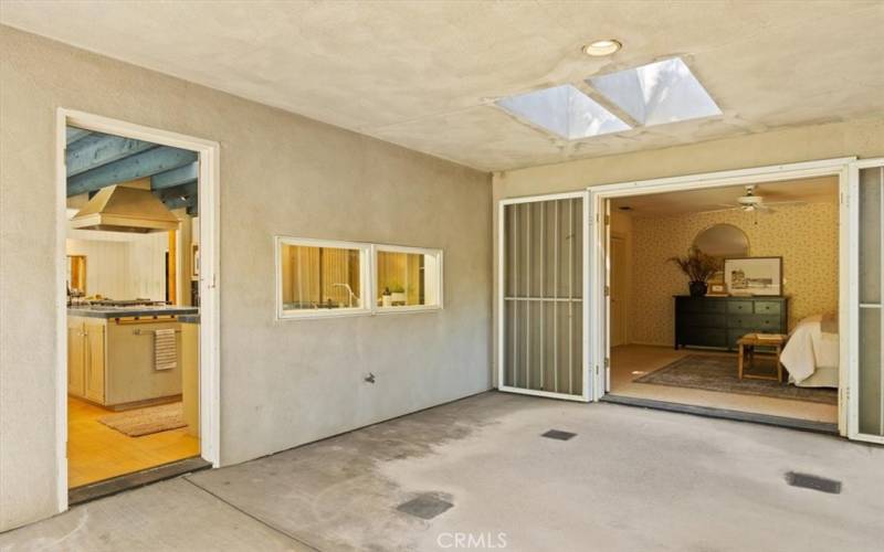 Patio Off of Kitchen & Primary Suite