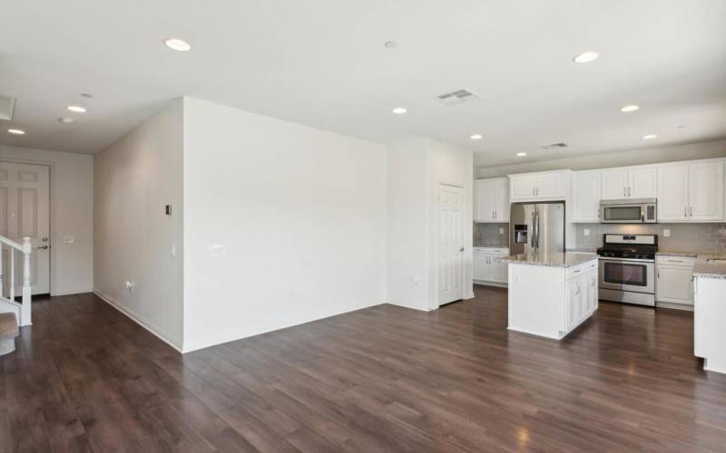 Kitchen to entryway