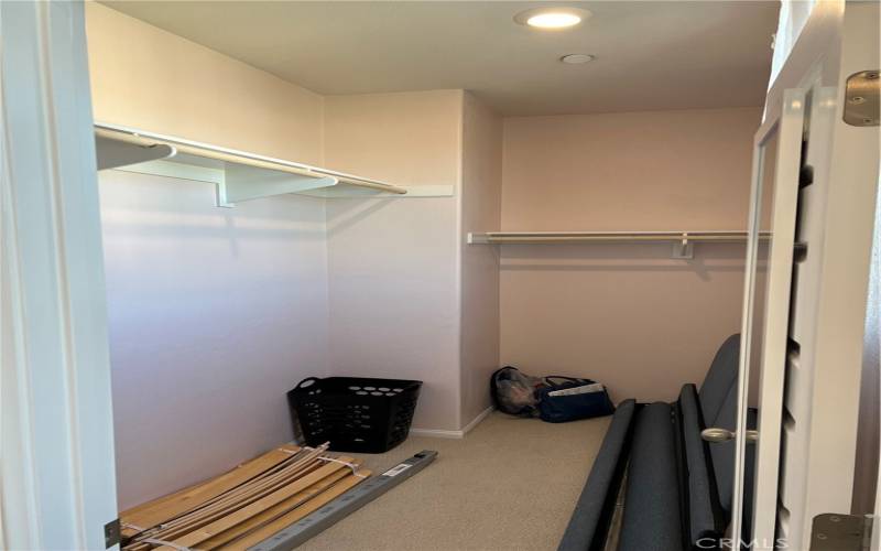 Primary walk-in closet