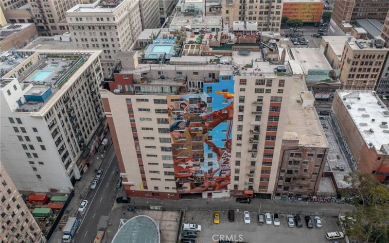 Aerial view of SB Grand Building