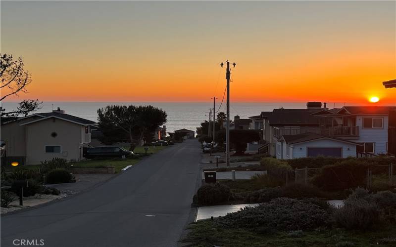 Street view; triple lot is on the left