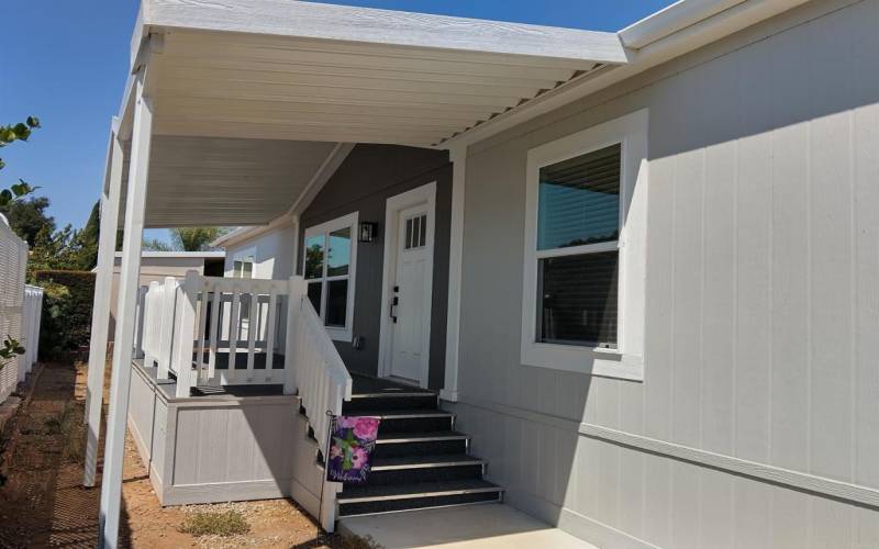 Large covered front porch