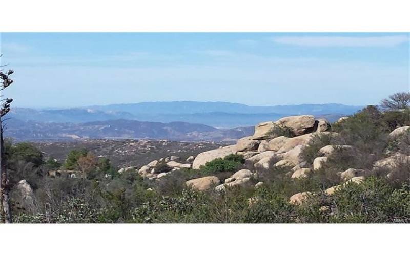 Panoramic Views towards Vail Lake and Palomar Mt