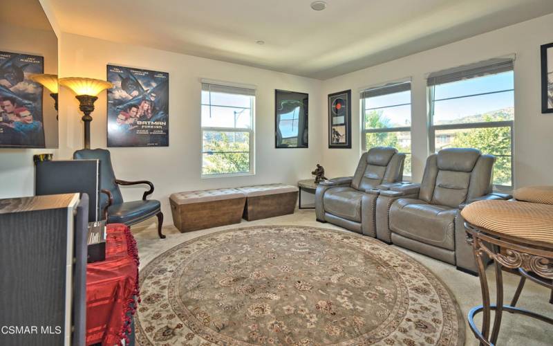 Second floor living area with views