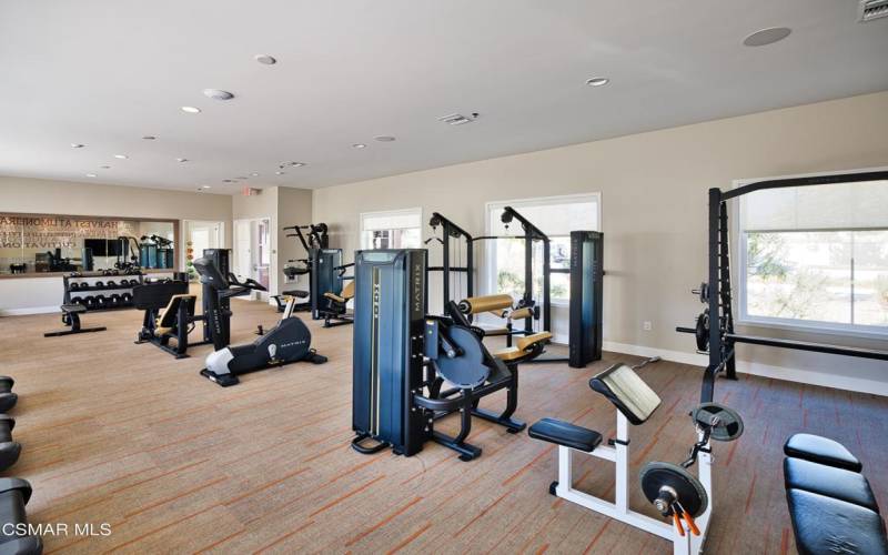 Ranch house fitness gym