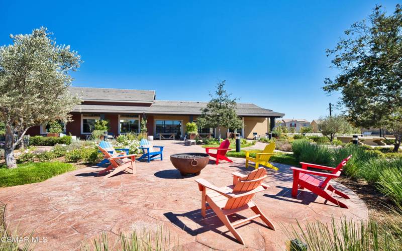 Ranch house seating area