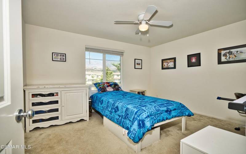 Second floor bedroom with view