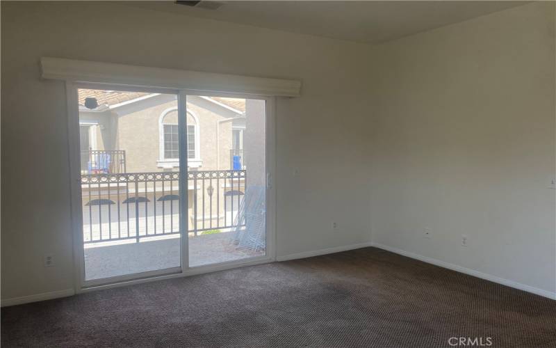 Balcony off primary bedroom