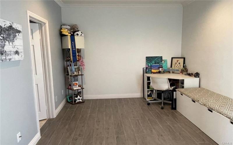 Den of Office with tile floor