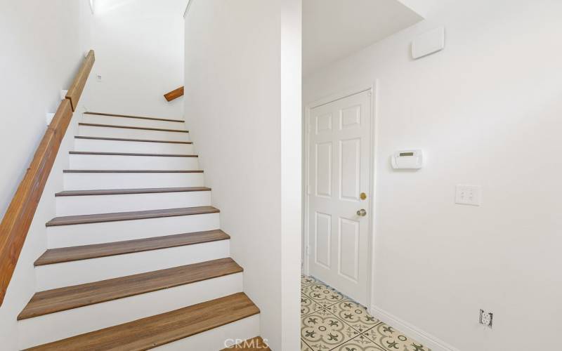 Stairs leading to the Living Room from the Front Door