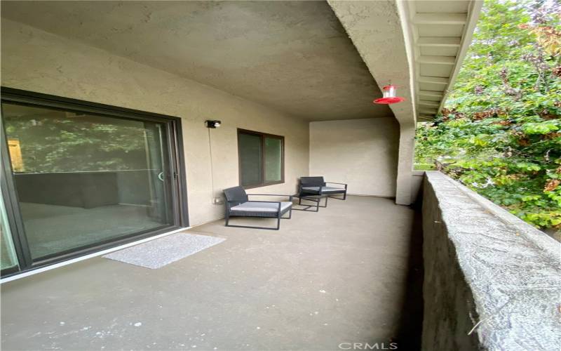 Balcony in master bedroom