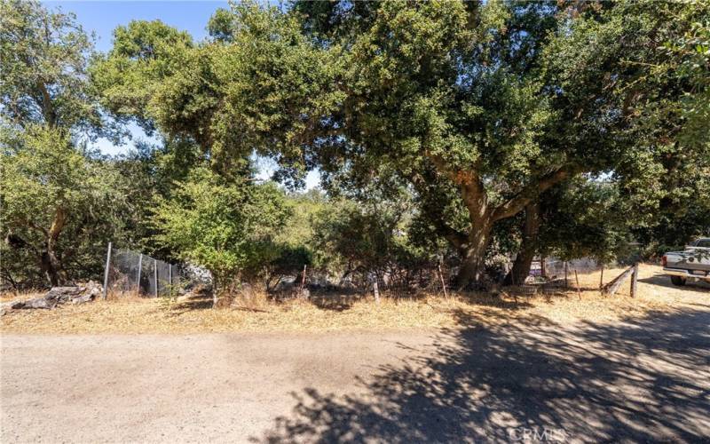 Potential spot for extended parking! This flat area above is accessed from Juarez Ave. It could be a potential spot to park an RV, trailer or boat!