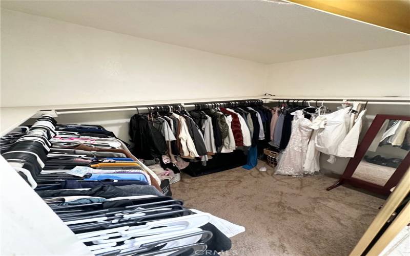 Master walk in closet