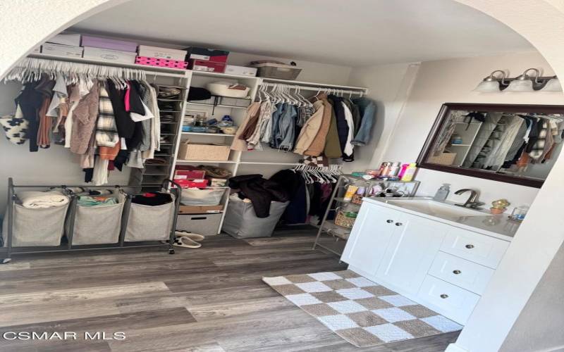 Master Bathroom and closet