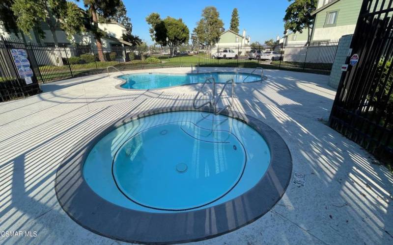 Pool and Spa view