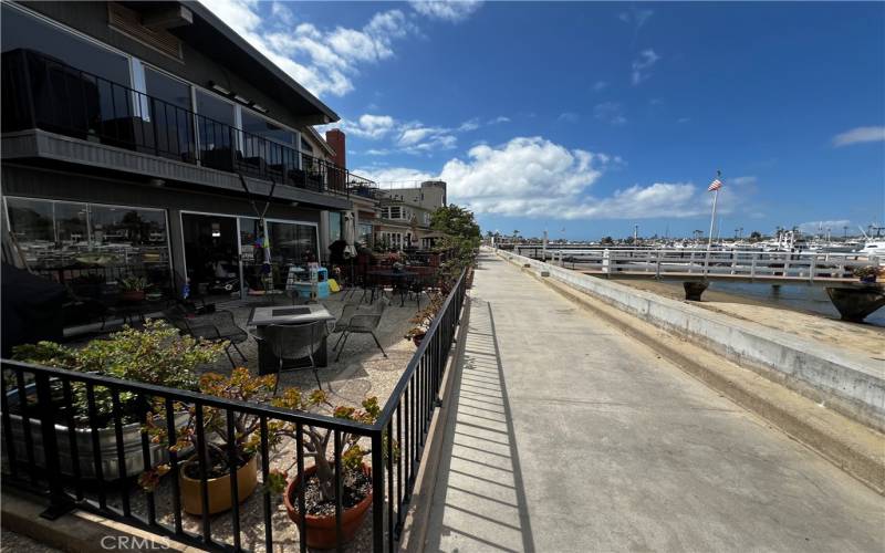 A view West toward Sapphire public dock and Ruby beach.