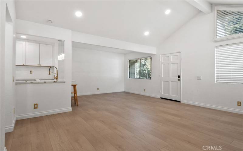 Kitchen open to Diningroom