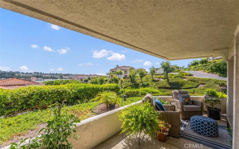 Beautiful lake and hill views from several parts of this home.