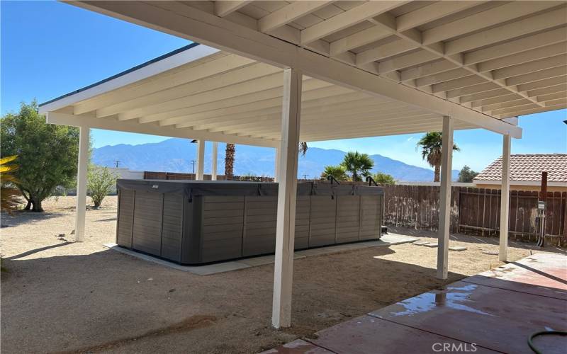 Back Patio with Spool Pool/Spa