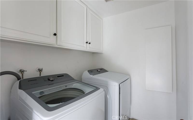 Upstairs laundry room